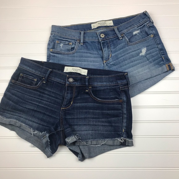 Abercrombie & Fitch Pants - Abercrombie & Fitch Denim Cut-Off Shorts “2 Pair”